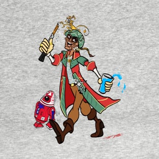 Hondo Ohnaka visits Galaxy's Edge (TechnoRetro Dads Version) T-Shirt